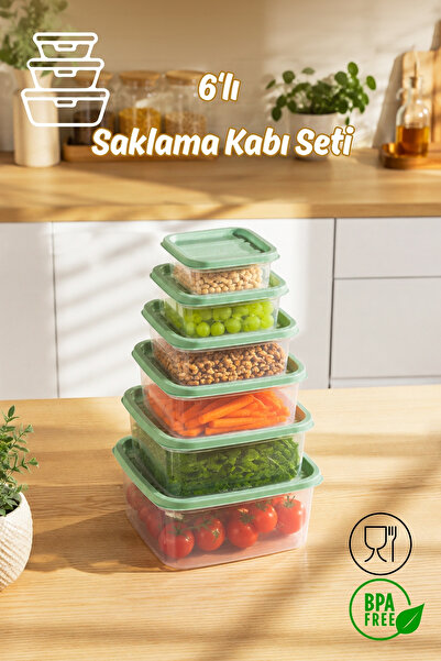 Porsima SA-645-1 6 Adet Derin Dondurucu Mikrodalga Saklama Kabı - Çok Amaçlı ...