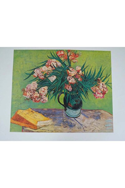 OEM Tablou decorativ pe pânză, model floral, 70x100 cm, pânză/lemn, multicolor