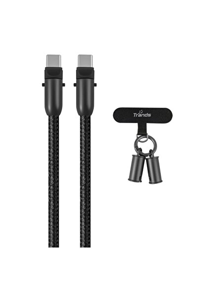 trands 60W Lanyard Type-C to Type-C Cable - TR-CA1685