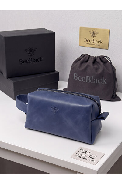 BeeBlack 100% Genuine Leather Organizer Nero Model Handbag-Black Crazy Daily ...