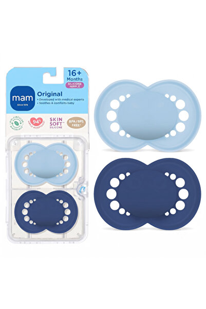 MAM baby Set de 2 suzete ortodontice, Suzetă originală, 16-36 luni, Simetrică...