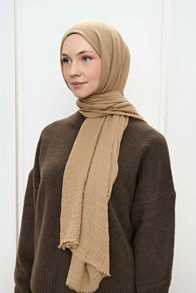Deserto Fashion Müslin Şal Düz Renk