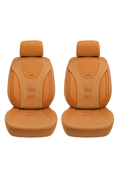 Spider AGC Combo 2PCS Universal Premium PU Leather Car Seat Cover Set Breatha...