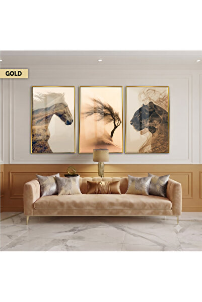 Harika bir ev Cream Earth Tones Sahara Breeze Concept |   Framed Glass Tablet...
