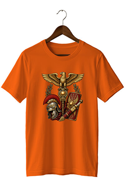 The Baski Μπλουζάκι Unisex με στάμπα της Ρωμαϊκής Αυτοκρατορίας με Κάλυμμα Κε...