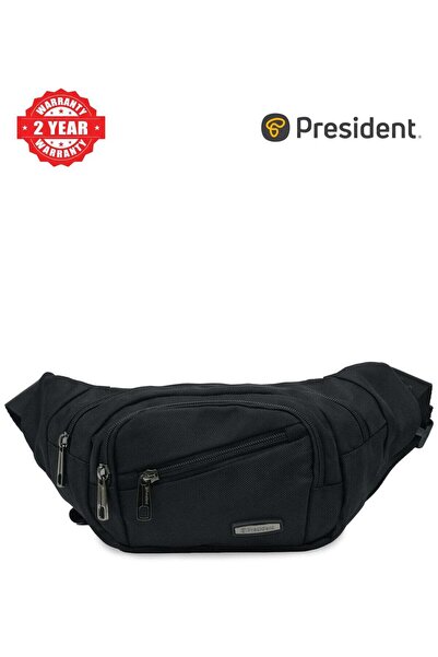 President Premium 11.5" Compact Waist Pack for Men and Women, Waterproof Bag,...
