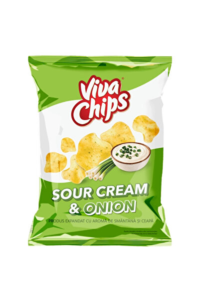 VİVA Chips cu Aromă de Smântână și Ceapă 100 g