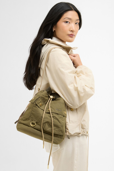 Barbour Mia Drawstring Kol Çantası SG71 Dusky Green