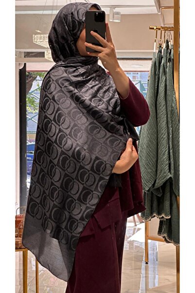 NO BRAND Dama Desen Pamuk Viskon Şal
