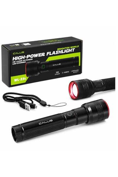 calus Power Up Your Adventures with WL-Z5C Rechargeable High Power Flashlight