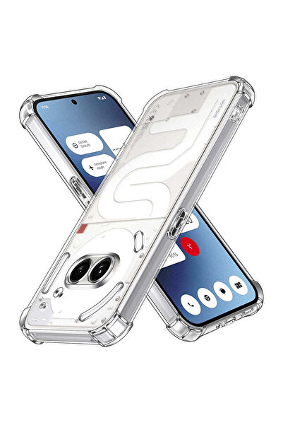 Techsuit Husă pentru Nothing Phone (2a), din silicon transparent, rezistentă ...