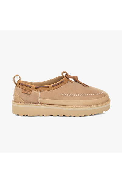 UGG Tasman Crafted Regenerate Kadın Bej Yün Karışımlı Terlik