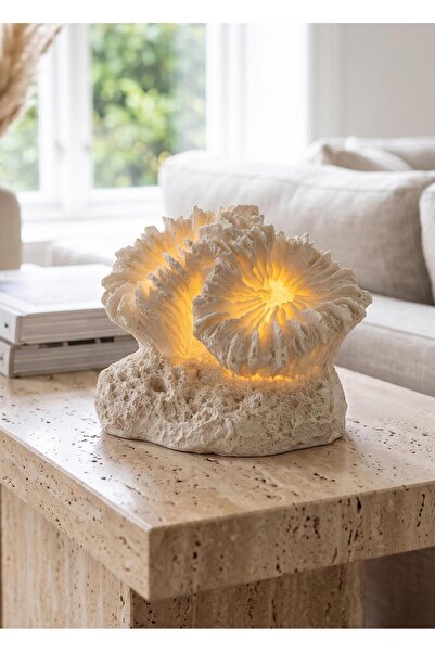 The Mia Marin LED Aydınlatmalı Mercan Deniz Kabuğu 12 cm