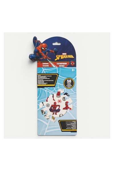 SPIDERMAN Autocolante față copii, model Spiderman, 50 bucăți – joacă creativă...