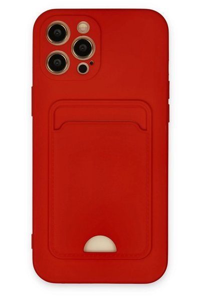 New Face حافظة ACONCEPT لهاتف iPhone 12 Pro Max من السيليكون مع بطاقة عمل كيل...