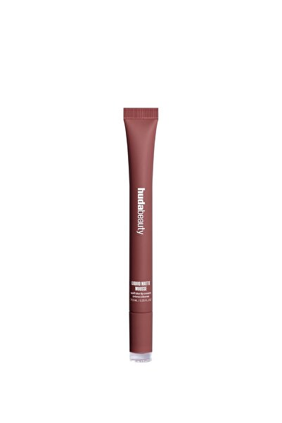 Huda Beauty Liquid Matte Mousse Velvety Finish Liquid Lipstick Berry Brown El...
