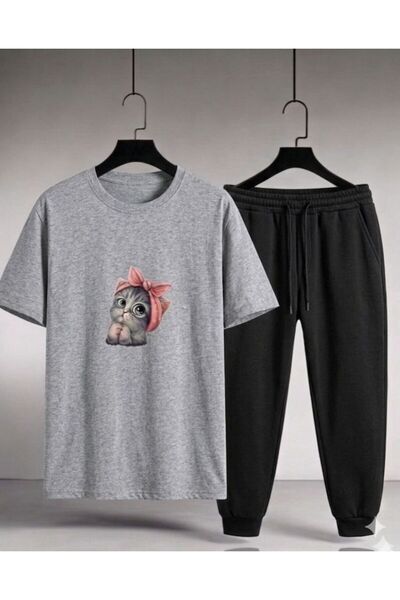 CLOTHES33 MAJICA I TRENERKA 2-DELIČNI SET TANKI LETNJI ODBIRNI ZNOJ SLATKI MA...