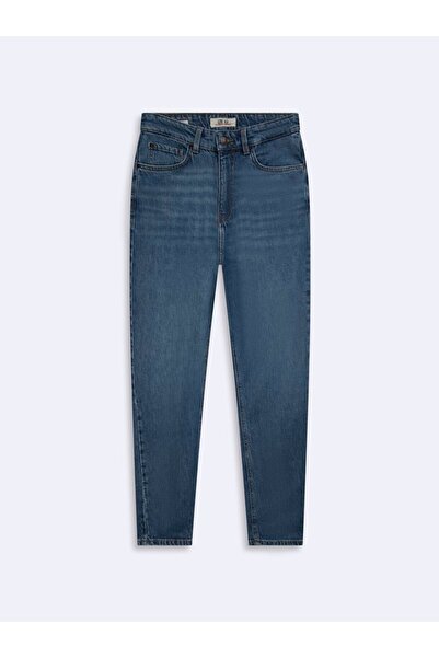 Ltb Elvira Narrow Leg High Waist Mid Indigo Jean Pants