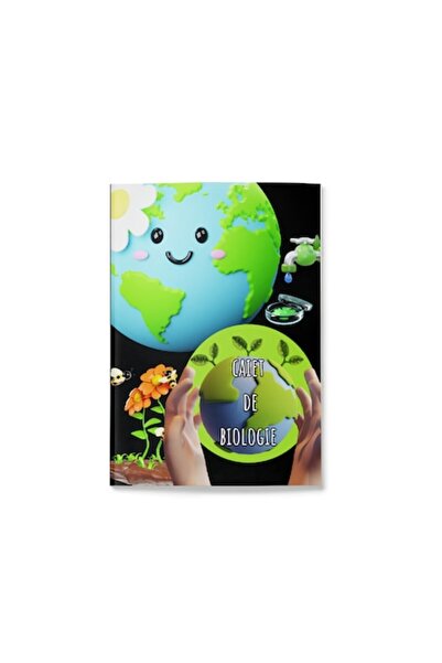 OEM Caiet Studentesc de Biologie A4, Dictando, Capse, 32 file, 80g/mp, Copert...