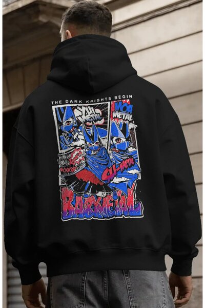 SEVBANO Baby Metal Rock Metal Music Band Back Printed Unisex Oversize Premium...