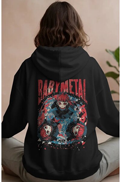 SEVBANO Baby Metal Rock Metal Music Band Back Printed Unisex Oversize Premium...