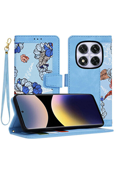 Techsuit Husă pentru Xiaomi Redmi Note 14 Pro 5G, FlipCraft, albastru - albastru