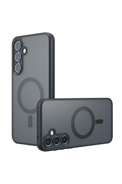 Techsuit Husă pentru Samsung Galaxy A14 5G, PureFrost MagSafe, negru mat - ne...