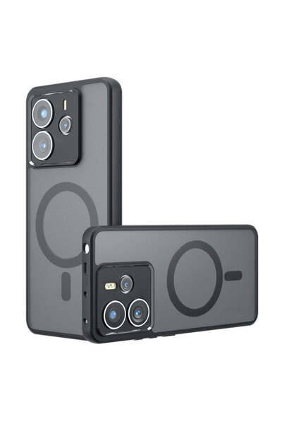 Techsuit Case for Xiaomi Redmi Note 14 4G (Standard), PureFrost MagSafe, blac...