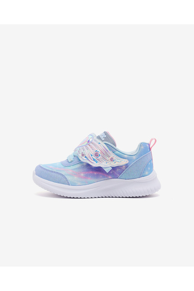 SKECHERS JUMPSTERS Küçük Kız Çocuk Mavi Işıklı Spor Ayakkabı 303068N LTBL