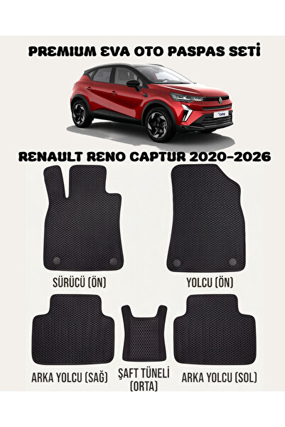 FEYZA OTO RENAULT RENO CAPTUR SERİSİ 2020 - 2026 ARASI ARACA ÖZEL EVA PASPAS ...