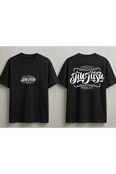 SVART WEAR Jiu Jitsu Printed Unisex Oversize 100% Cotton T-Shirt