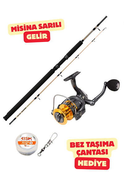 balikavdunyasi Deniz Tekne Balıkçılığı Kamış Makine Set 6000 Makina / 150 cm ...