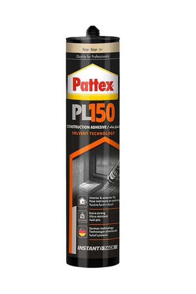 Pattex SILICONE ADHESIVE PL150 (BEIGE) 380ML GERMANY Pack-Of-1