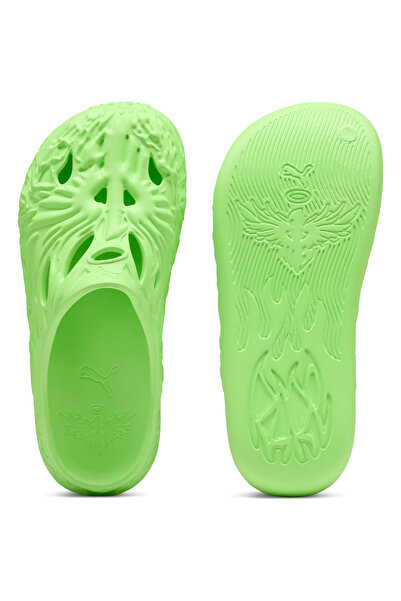 Puma Slaps Mb.04 Slide Glare, zelené, pánské