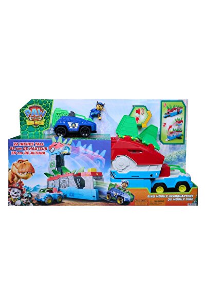 PAW PATROL Set de joaca, Paw Patrol, Dino Mobile Headquarters, 6076044