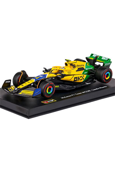 BBURAGO Sigilat- McLaren MCL38 F1 Monaco GP2024 no.4 Norris cu casca pilot- S...