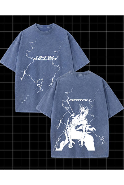 Toum Anime One-Punch Man Garou Τυπωμένο, πλενόμενο, vintage unisex μπλουζάκι ...