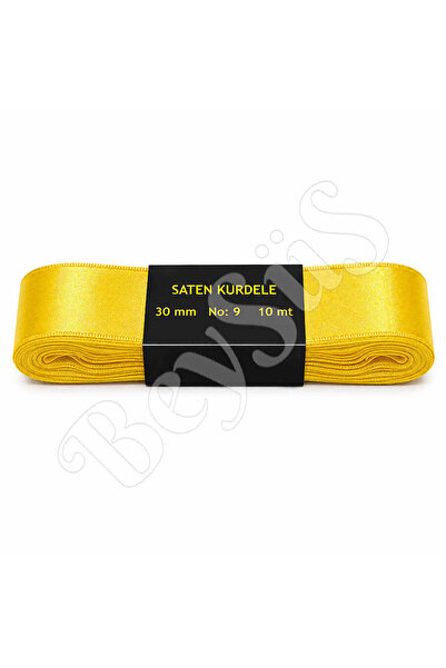 BeySüS Satin Ribbon 30 mm Yellow