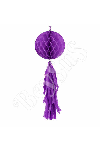 BeySüS Party Decoration Ceiling Tassel Lantern Ball Pendant Lamp Purple