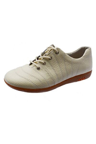OEM Pantof usor si comod la purtare, nuanta de bej, cusaturi chic