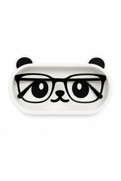 Panda Gözlük Standı ve Masaüstü Organizeri - 3D Baskı Dekoratif Gözlük Tutucu