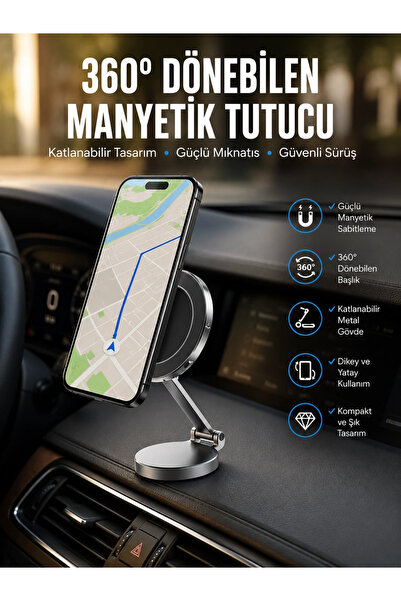 Twin Store New Generation Magnetic Phone Holder for All Phones
