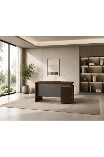 on home Executive Desk 120cm - Dark Brown