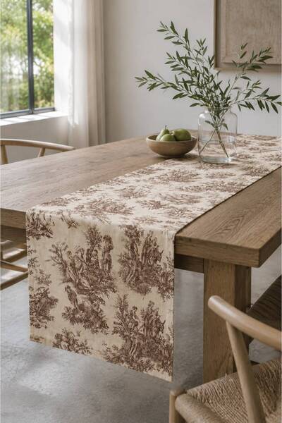 Hieve French Villagers 40X140 Stylish Modern Tablecloth & Runner – Elegance S...