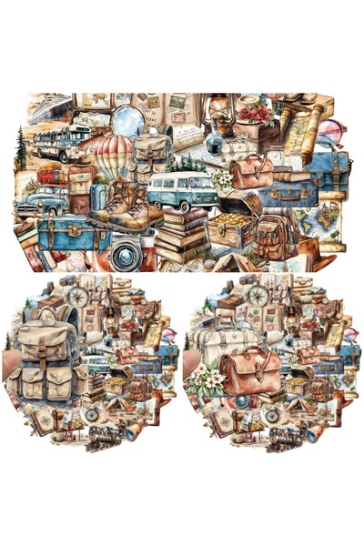 Choice 50Pcs 50Pcs Retro Travel Stickers, Phone Cases, Luggage, Skateboard Sp...