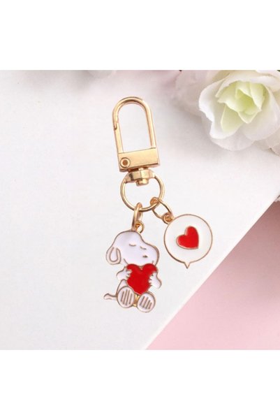 Choice Bandai Snoopy-B Snoopy Creative Cute Cartoon Metal Keychain Personalit...