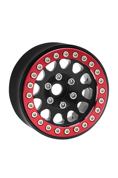 Choice22 1pcs black Red Metal 1.9 Beadlock Wheel Rim Hub for 1/10 Hsp Redcat ...