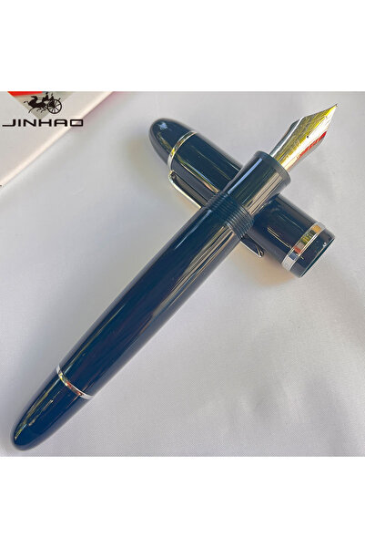 Choice1 قلم حبر فضي أزرق داكن من JINHAO X159، مجموعة احترافية تذكارية، قلم خط...
