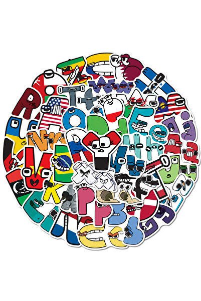 Choice 50pcs 50Pcs Cartoon Graffiti Alphabet Lore Stickers Decals For Phone S...