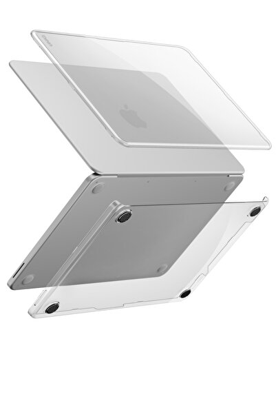 UNIQ Better By Design غطاء فيرو متوافق مع ماك بوك نيو 13 بوصة A3404، شفاف وعا...